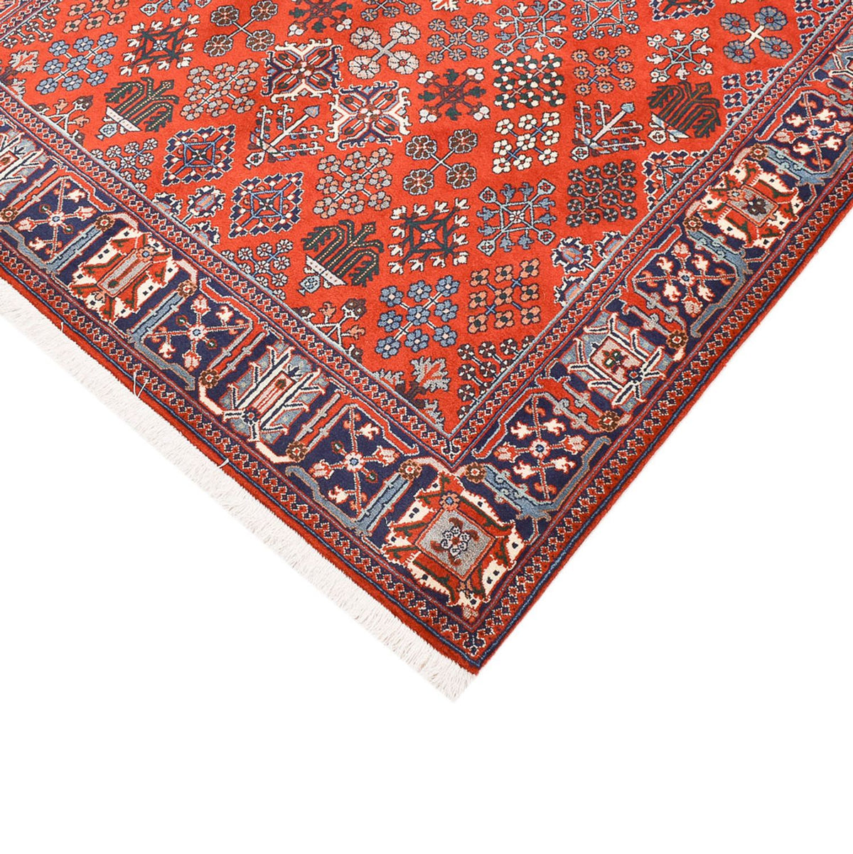 Alfombra persa - Nómada - 200 x 131 cm - rojo