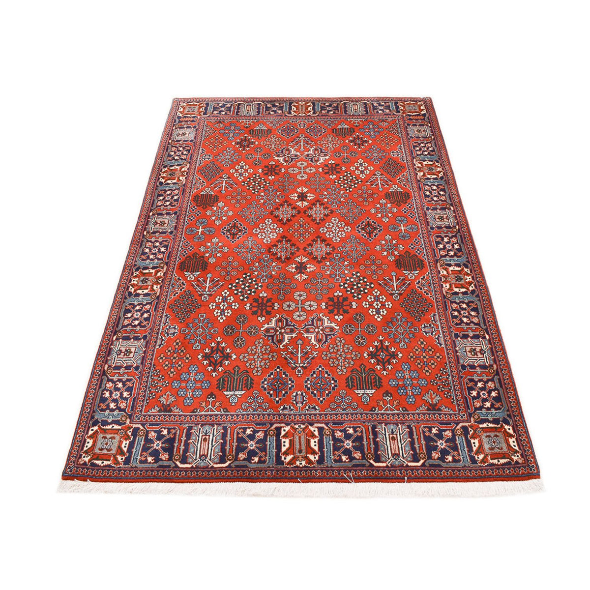 Alfombra persa - Nómada - 200 x 131 cm - rojo
