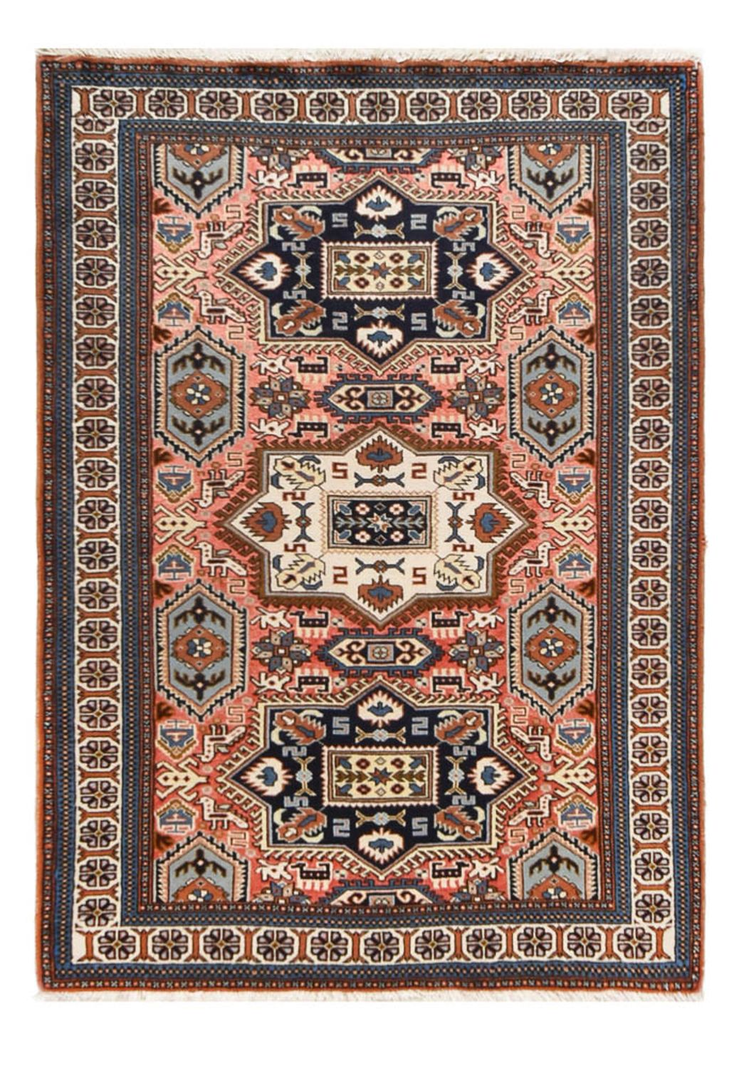 Alfombra persa - Keshan - 183 x 130 cm - rojo claro