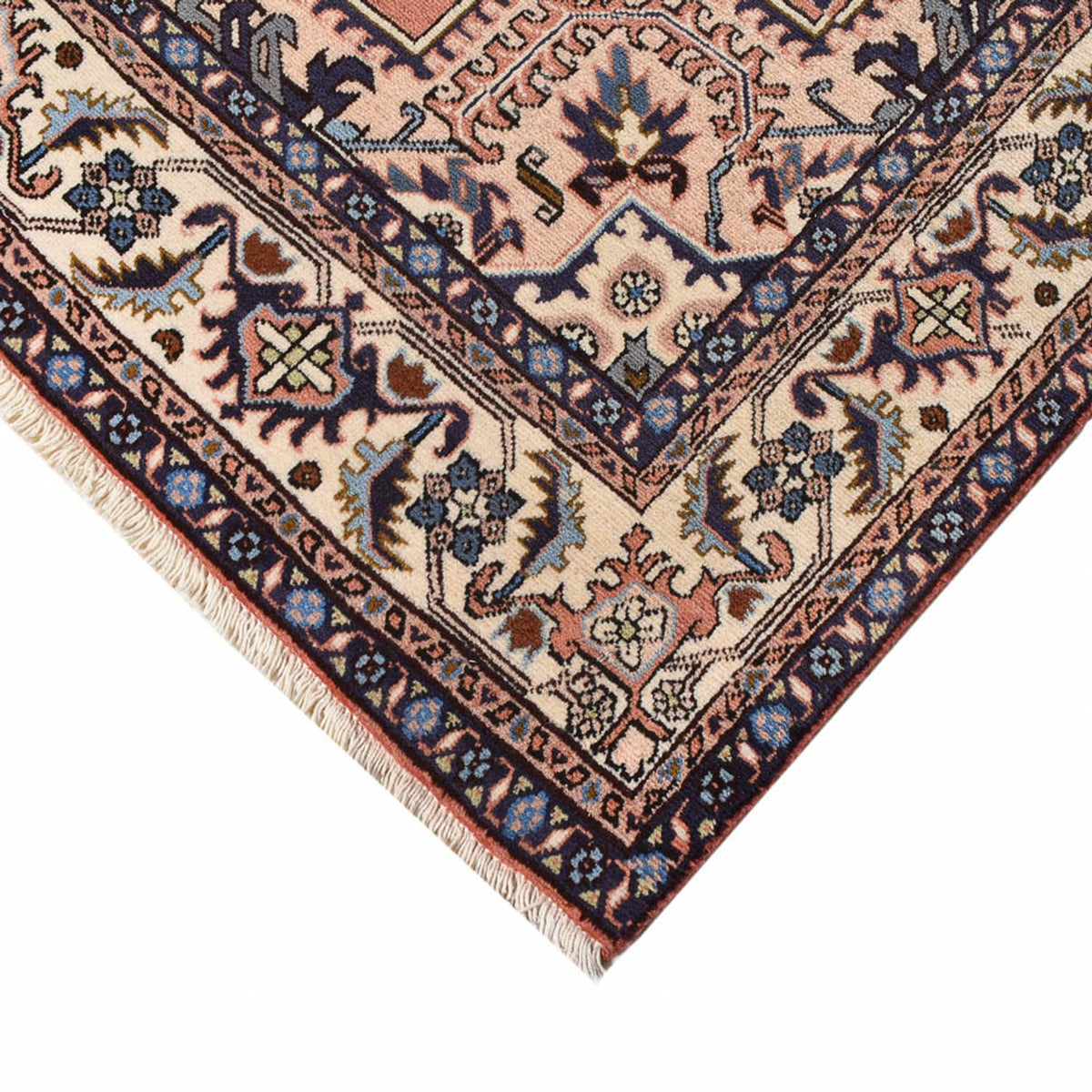 Alfombra persa - Nómada - 209 x 143 cm - rojo claro