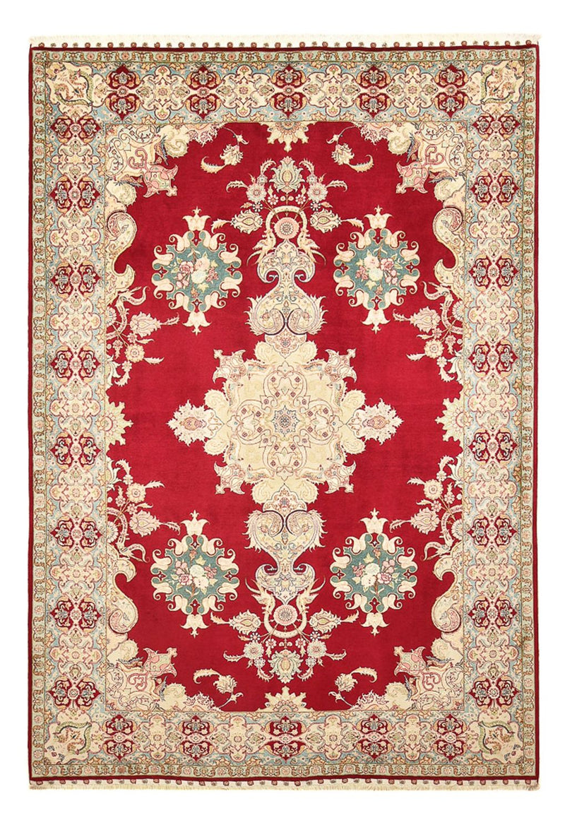 Alfombra Persa - Tabriz - Real - 310 x 204 cm - rojo