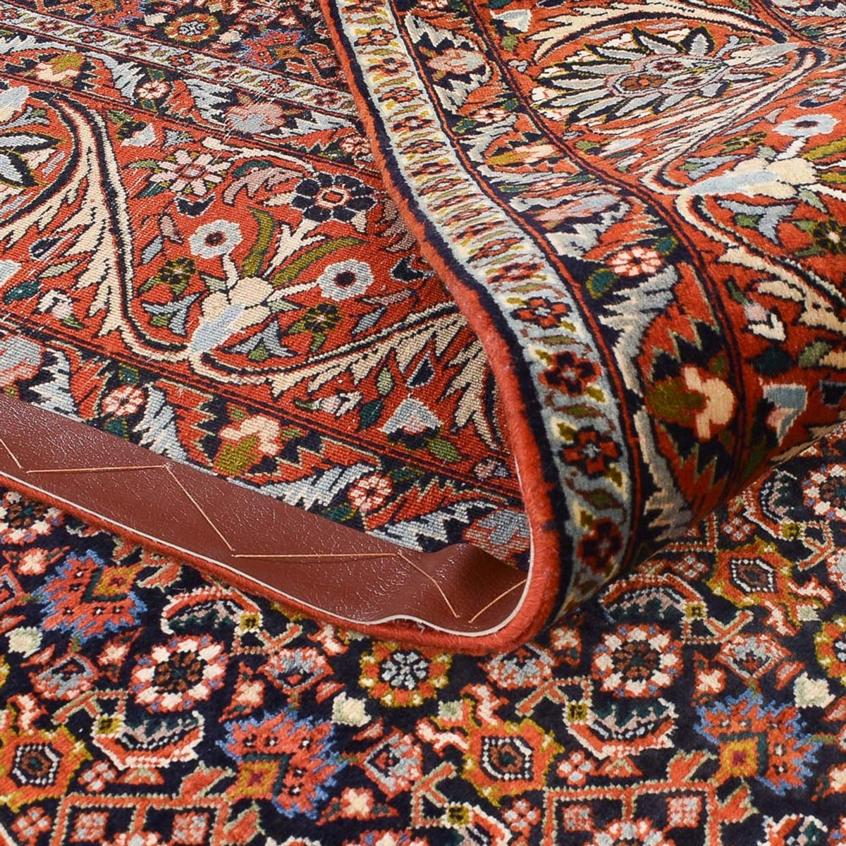 Alfombra persa - Bidjar - 290 x 210 cm - óxido