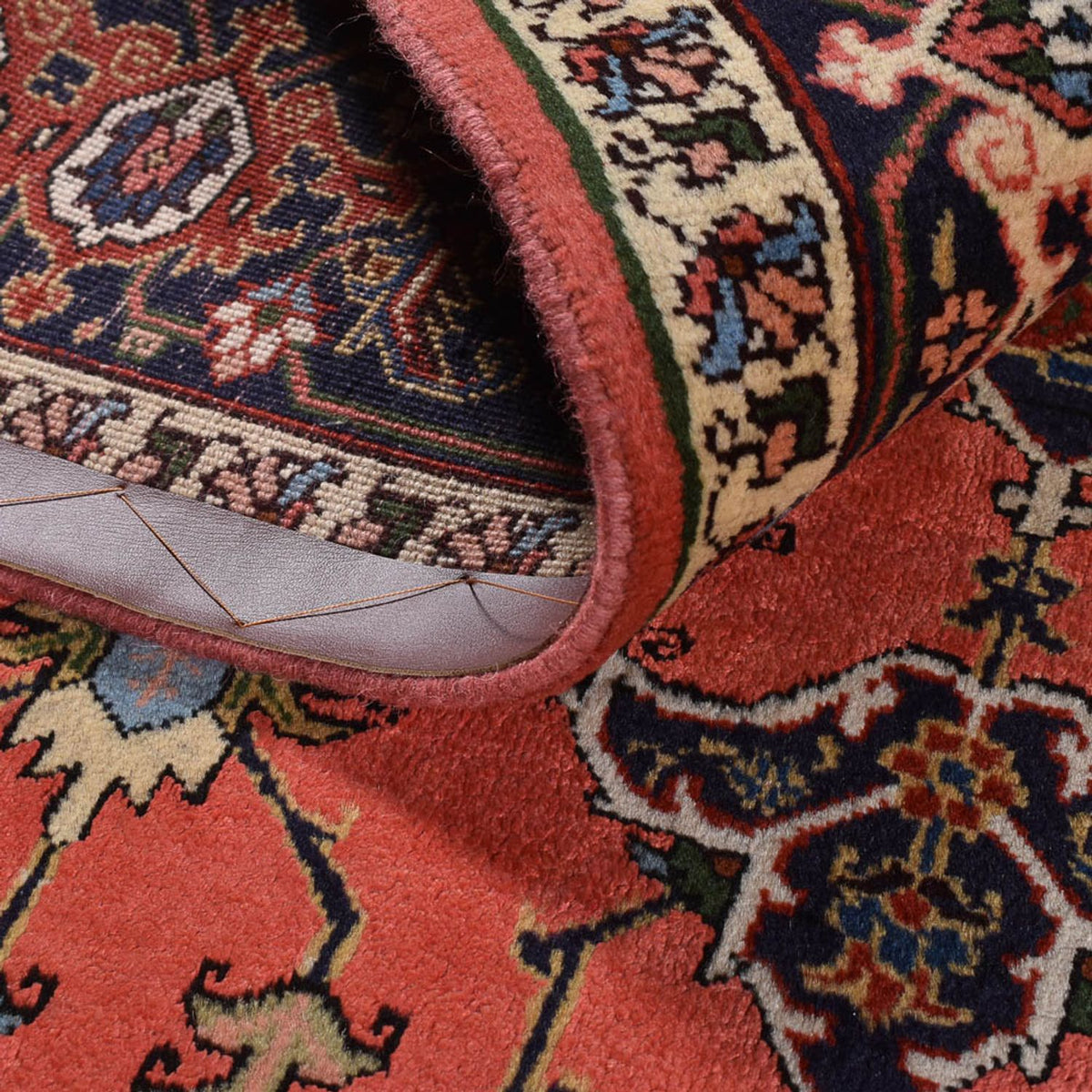 Alfombra persa - Nómada - 198 x 138 cm - rojo claro