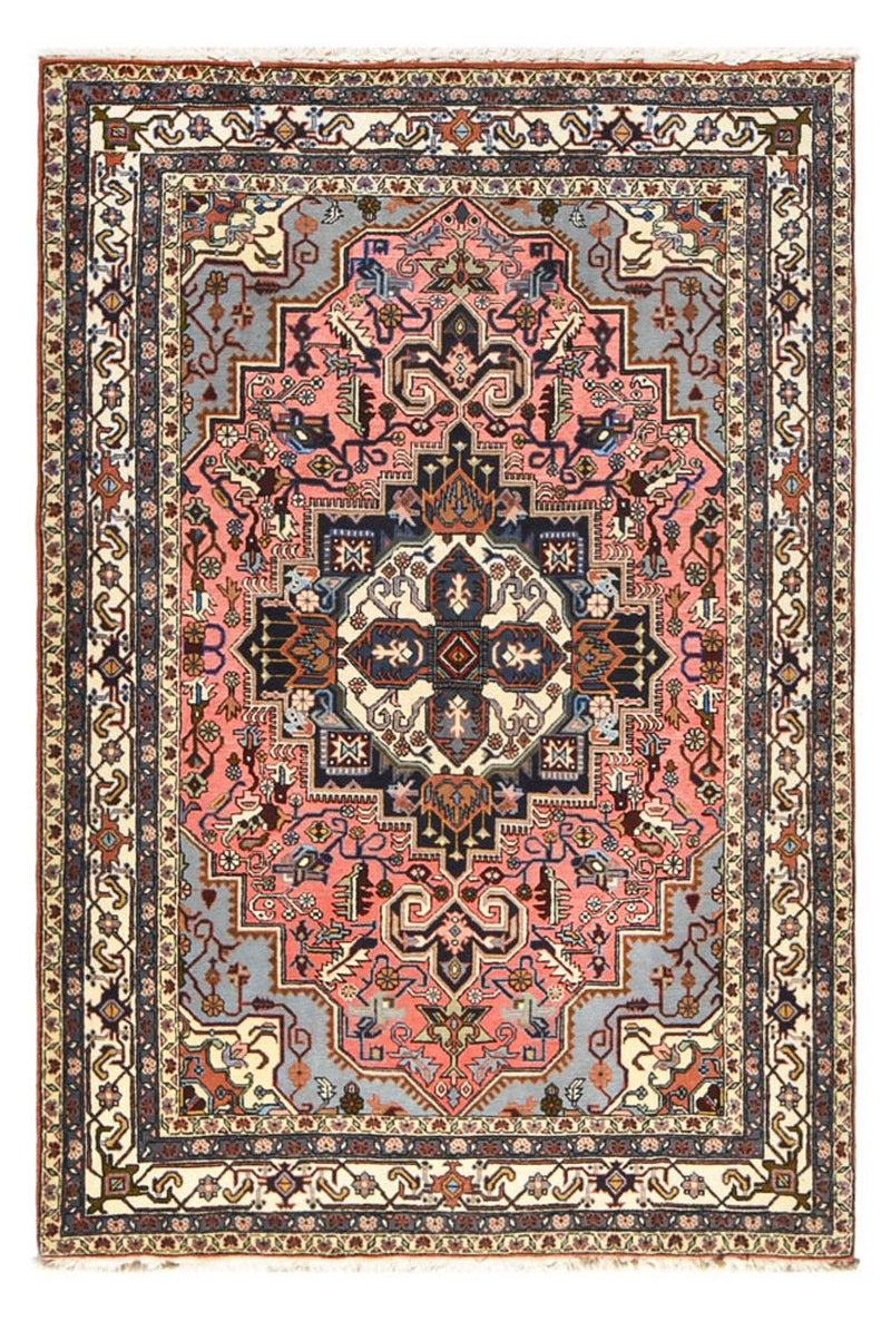 Alfombra persa - Nómada - 206 x 138 cm - rojo claro