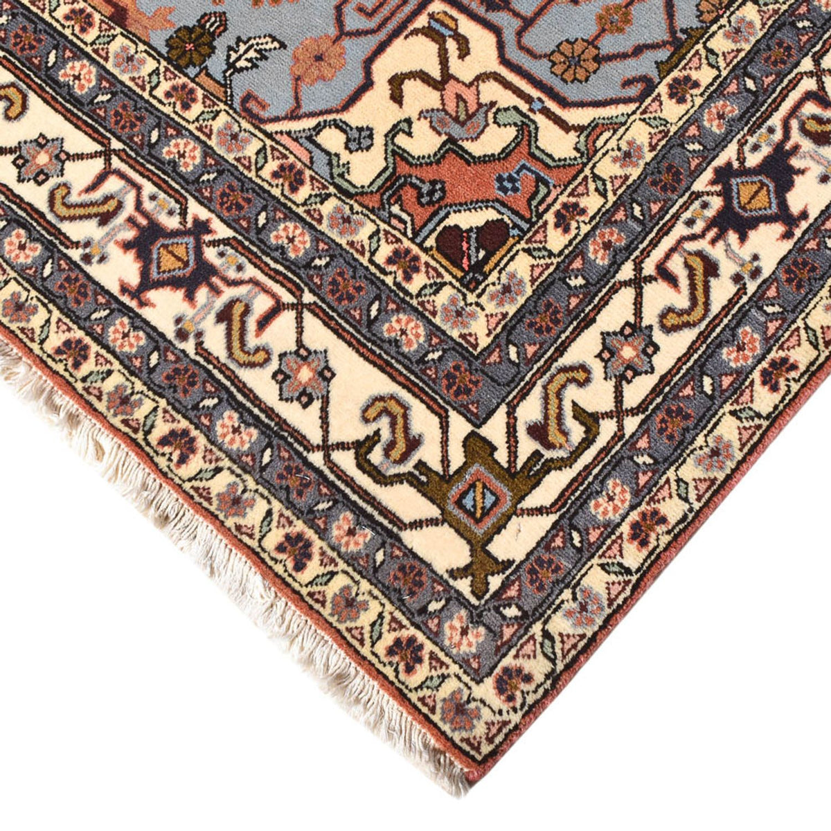 Alfombra persa - Nómada - 206 x 138 cm - rojo claro