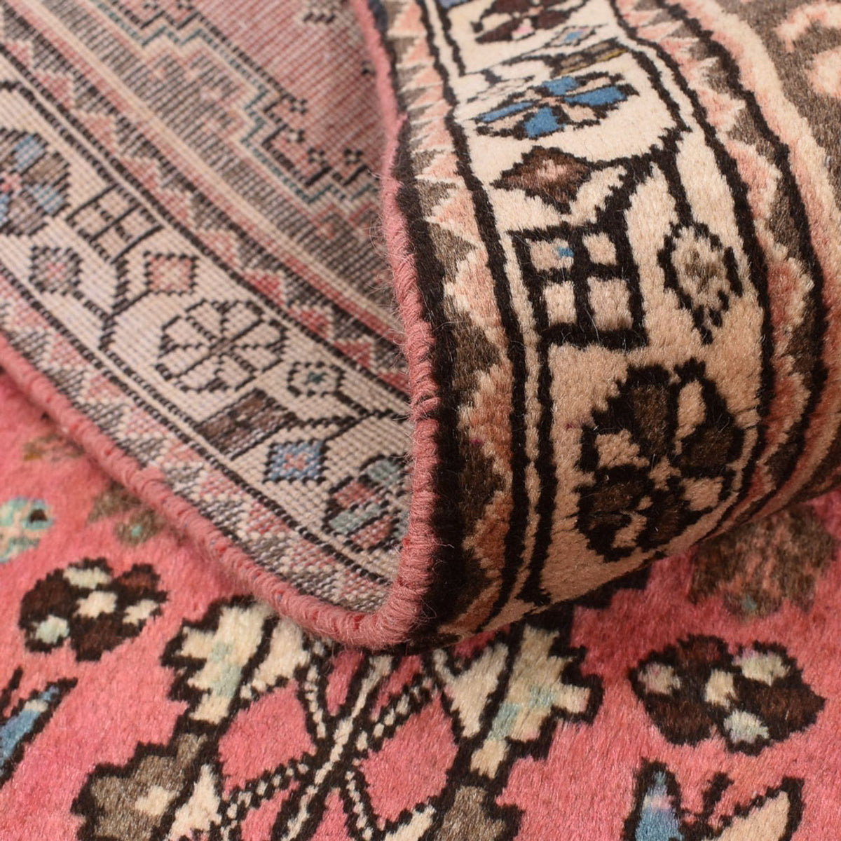 Alfombra de pasillo Alfombra persa - Nómada - 291 x 78 cm - rojo claro