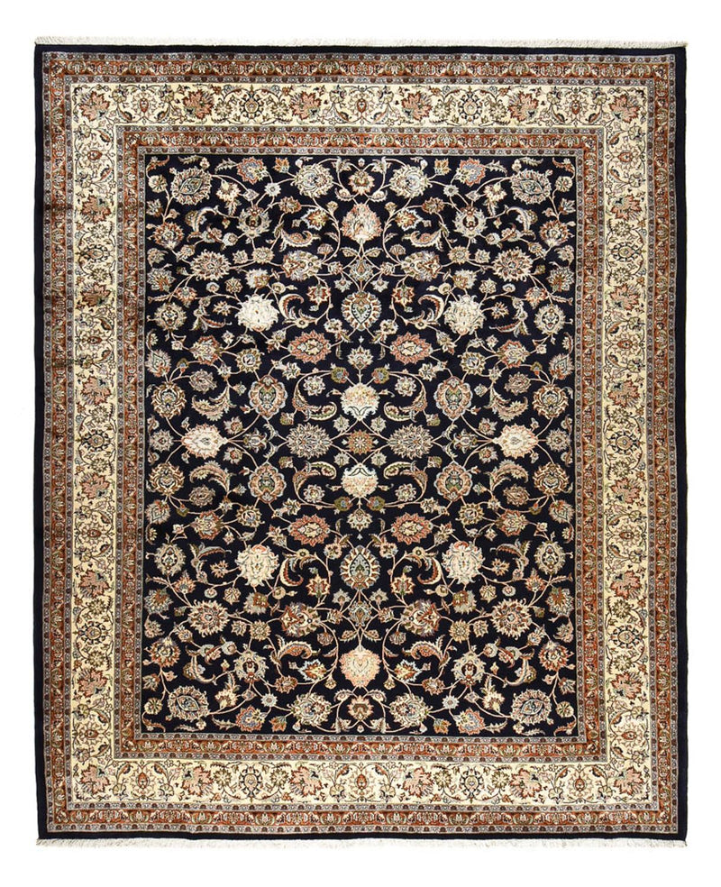 Alfombra persa - Clásica - Real - 377 x 298 cm - azul oscuro