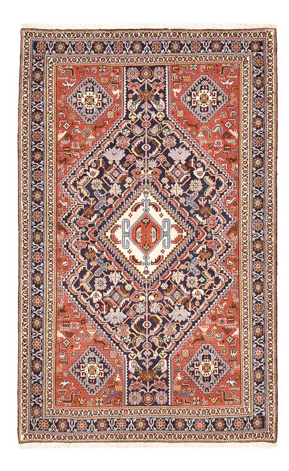 Alfombra Gabbeh - Persa Kashkuli - 191 x 120 cm - multicolor