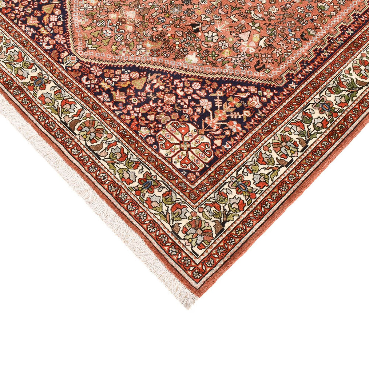 Alfombra Gabbeh - Persa Kashkuli - 205 x 153 cm - rojo claro