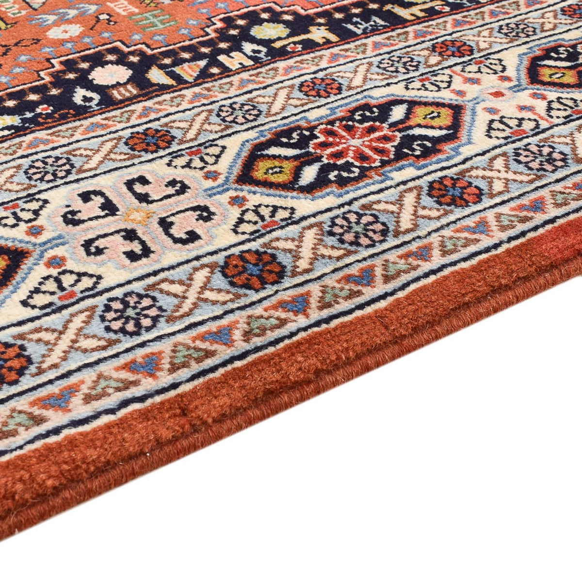 Alfombra Gabbeh - Persa Kashkuli - 199 x 143 cm - multicolor