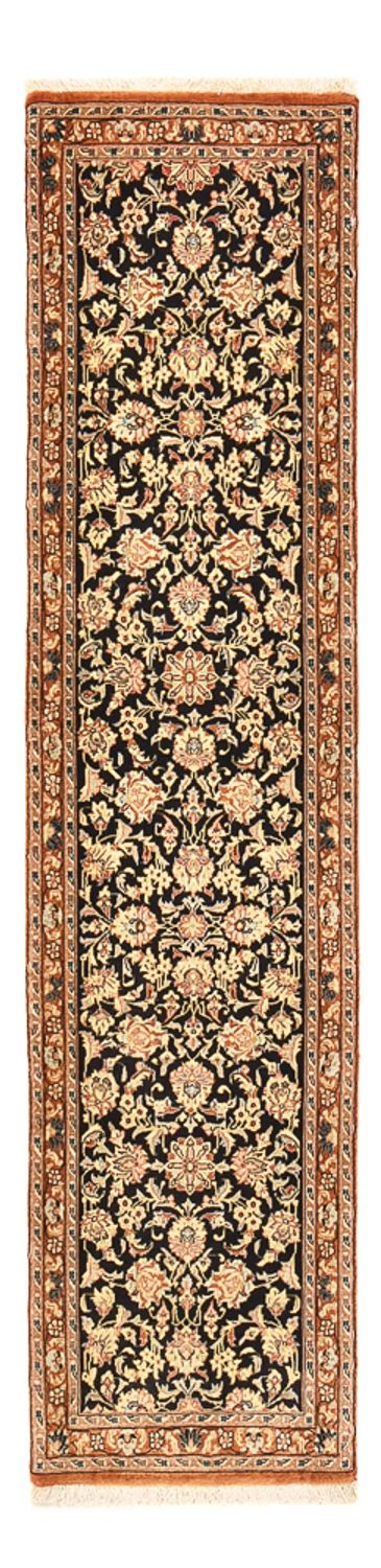 Alfombra de pasillo Alfombra Persa - Ghom - Royal - 210 x 50 cm - beige oscuro