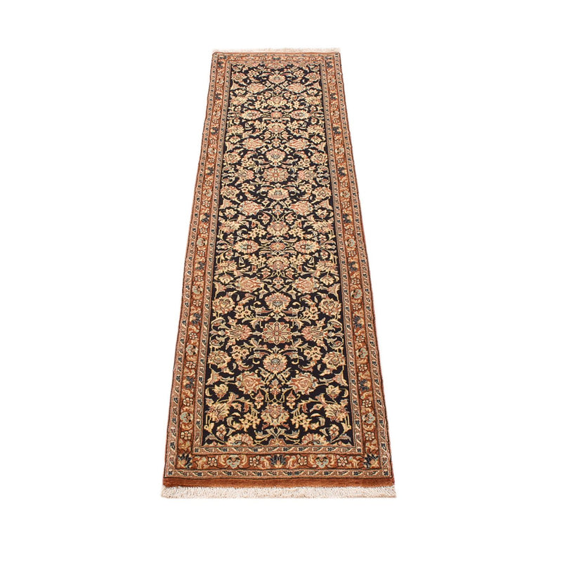 Alfombra de pasillo Alfombra Persa - Ghom - Royal - 210 x 50 cm - beige oscuro