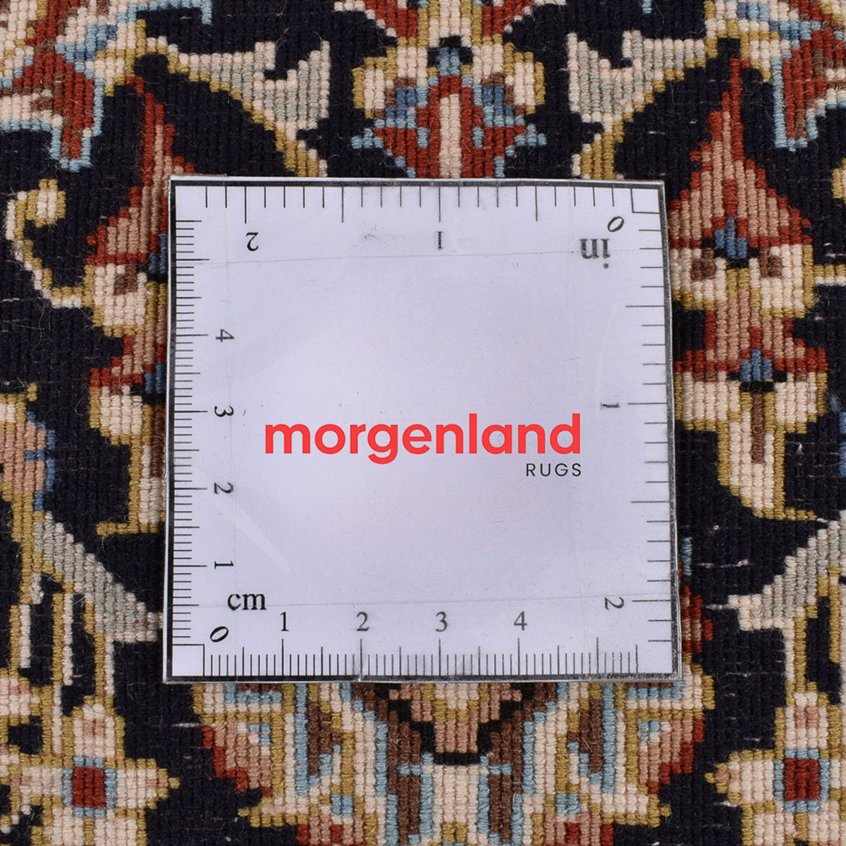 Alfombra de pasillo Alfombra Persa - Ghom - Royal - 210 x 50 cm - beige oscuro