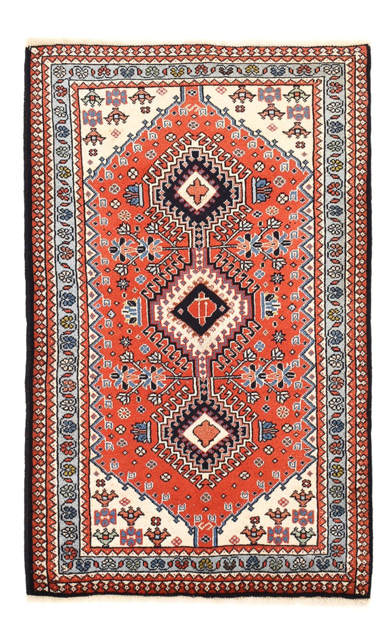 Alfombra persa - Nómada - 121 x 75 cm - rojo