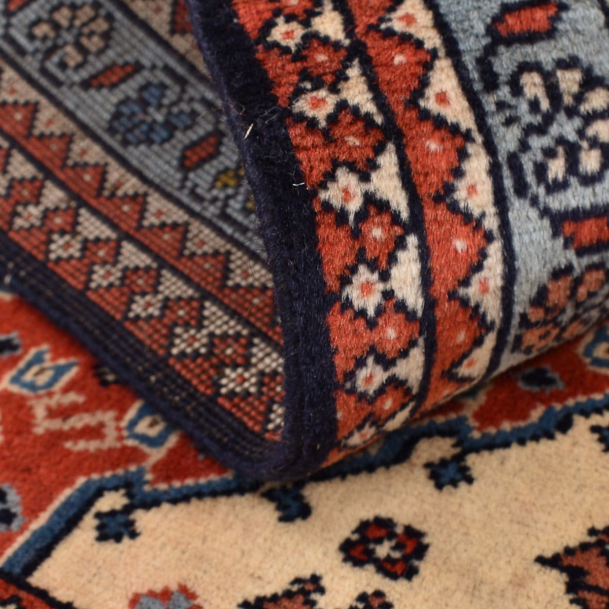 Alfombra persa - Nómada - 121 x 75 cm - rojo