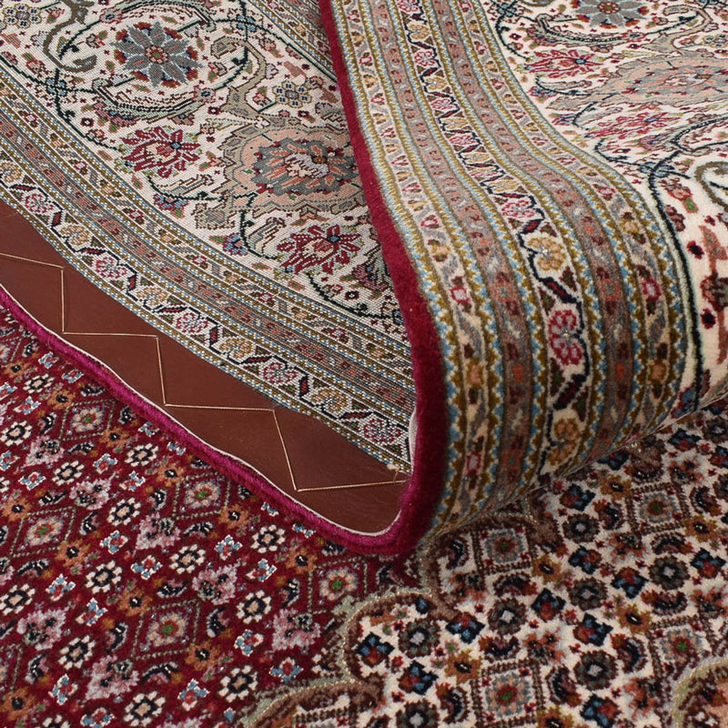 Alfombra Persa - Tabriz - Real - 351 x 250 cm - rojo burdeos