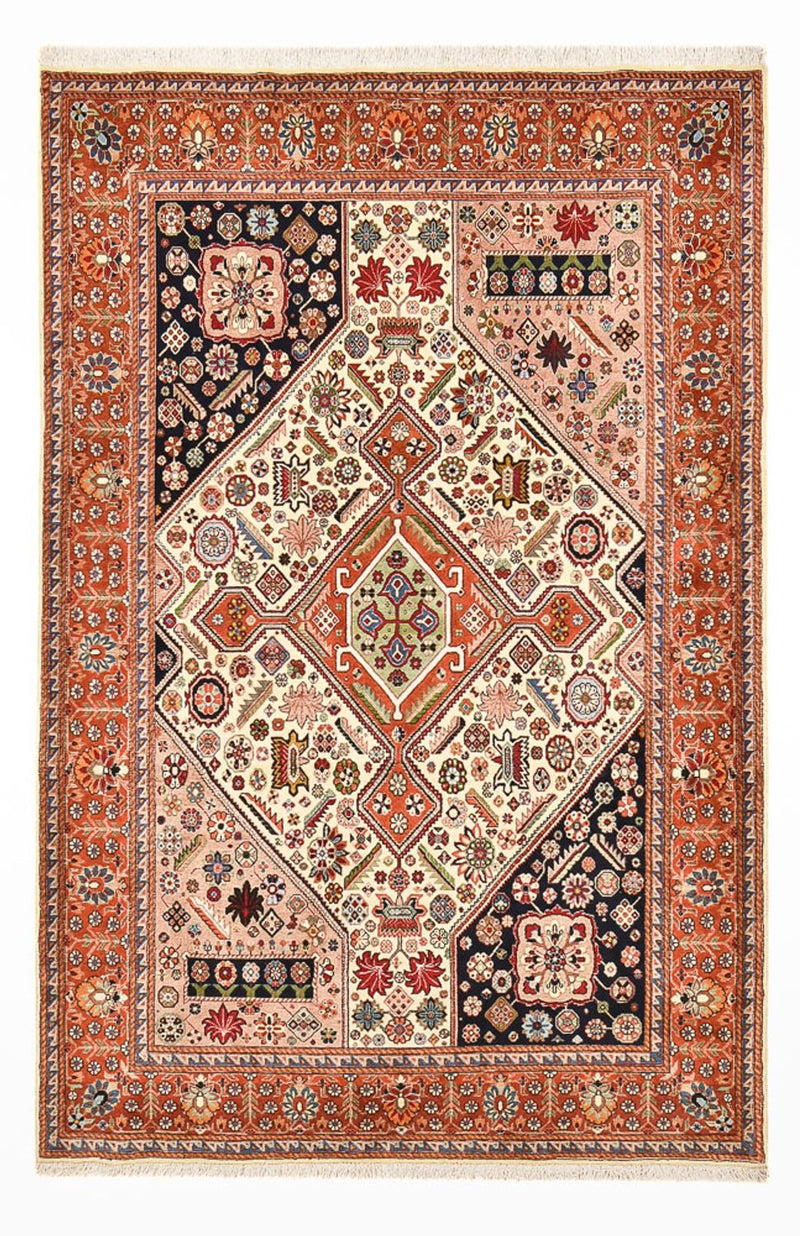 Alfombra Gabbeh - Persa Kashkuli - 218 x 142 cm - multicolor