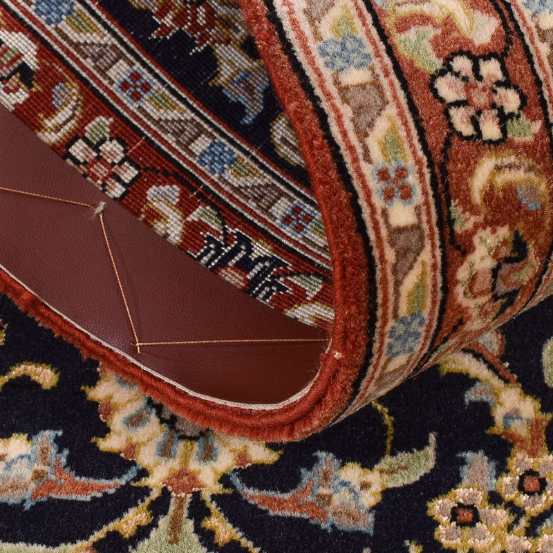 Alfombra de pasillo Alfombra Persa - Ghom - Royal - 205 x 52 cm - beige oscuro