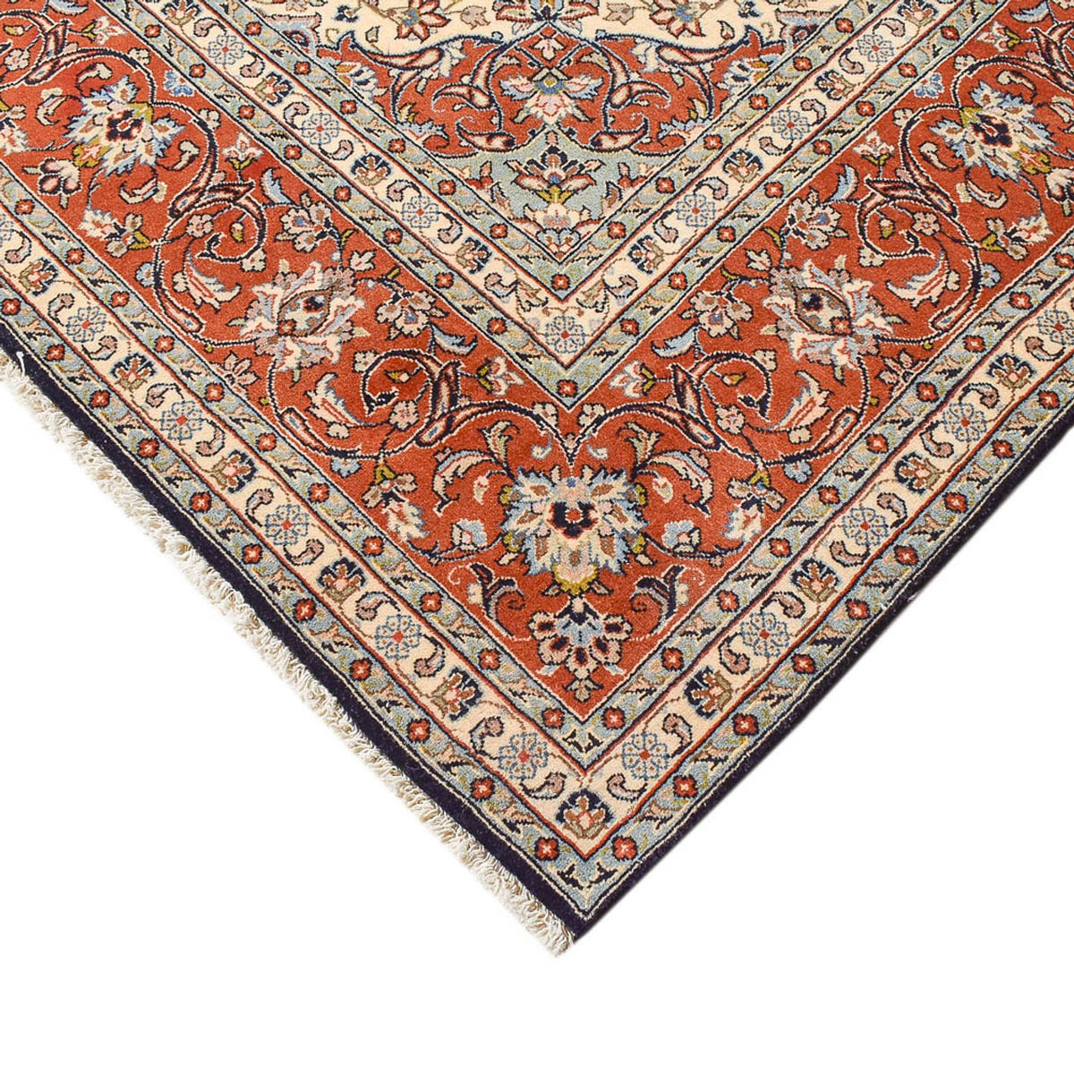 Alfombra persa - Clásica - 345 x 246 cm - azul oscuro