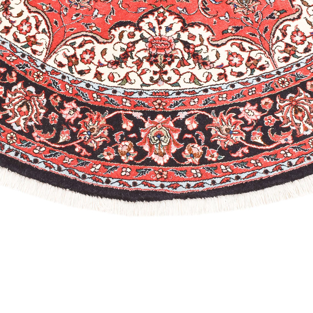 Alfombra persa - Bidjar redondo  - 150 x 150 cm - rojo