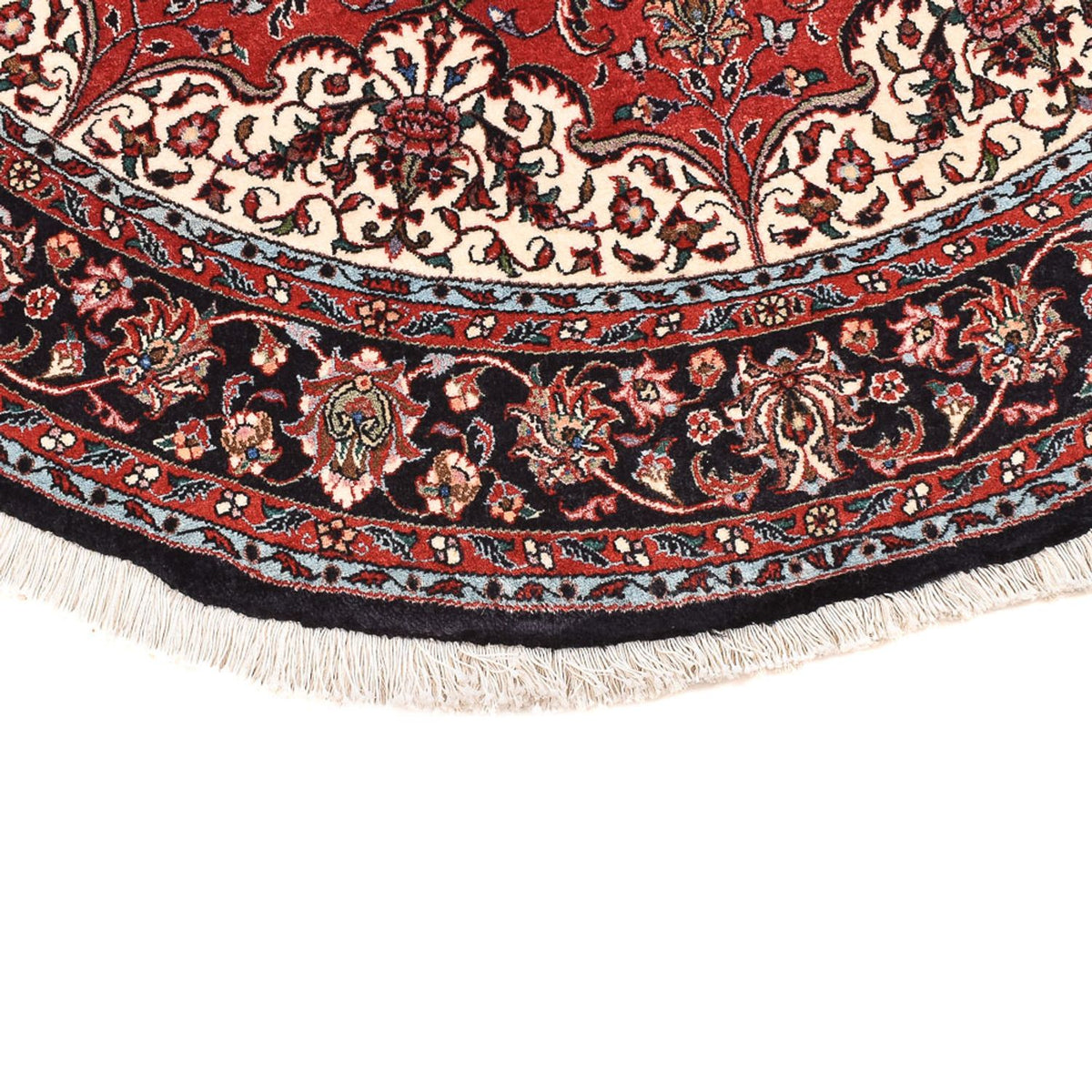 Alfombra persa - Bidjar redondo - 150 x 150 cm - rojo