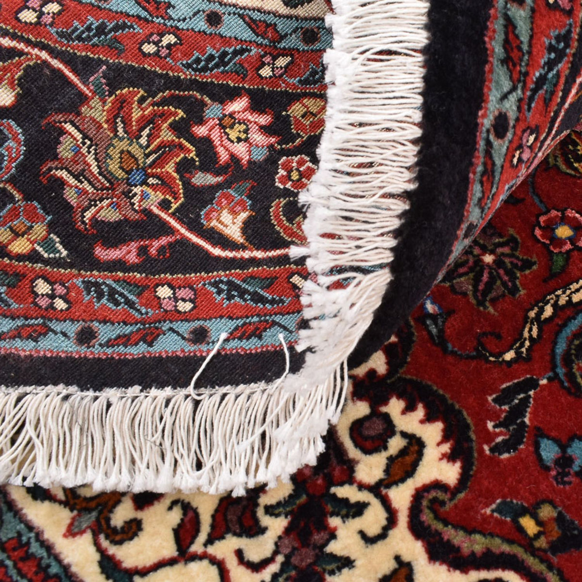 Alfombra persa - Bidjar redondo  - 150 x 150 cm - rojo