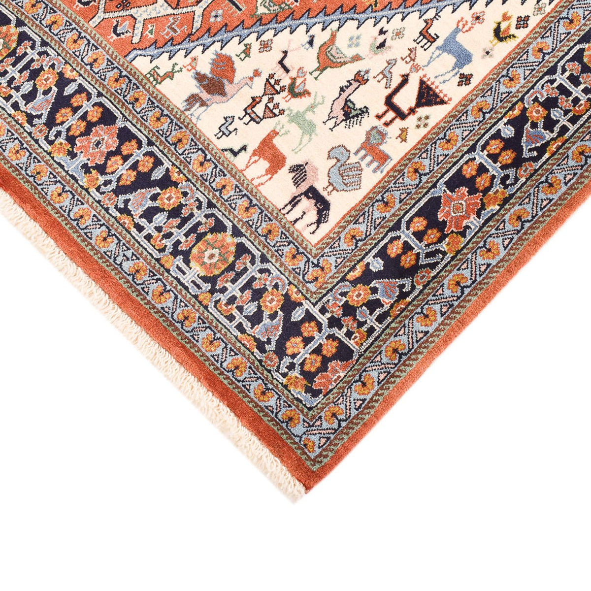 Alfombra Gabbeh - Persa Kashkuli - 152 x 112 cm - multicolor