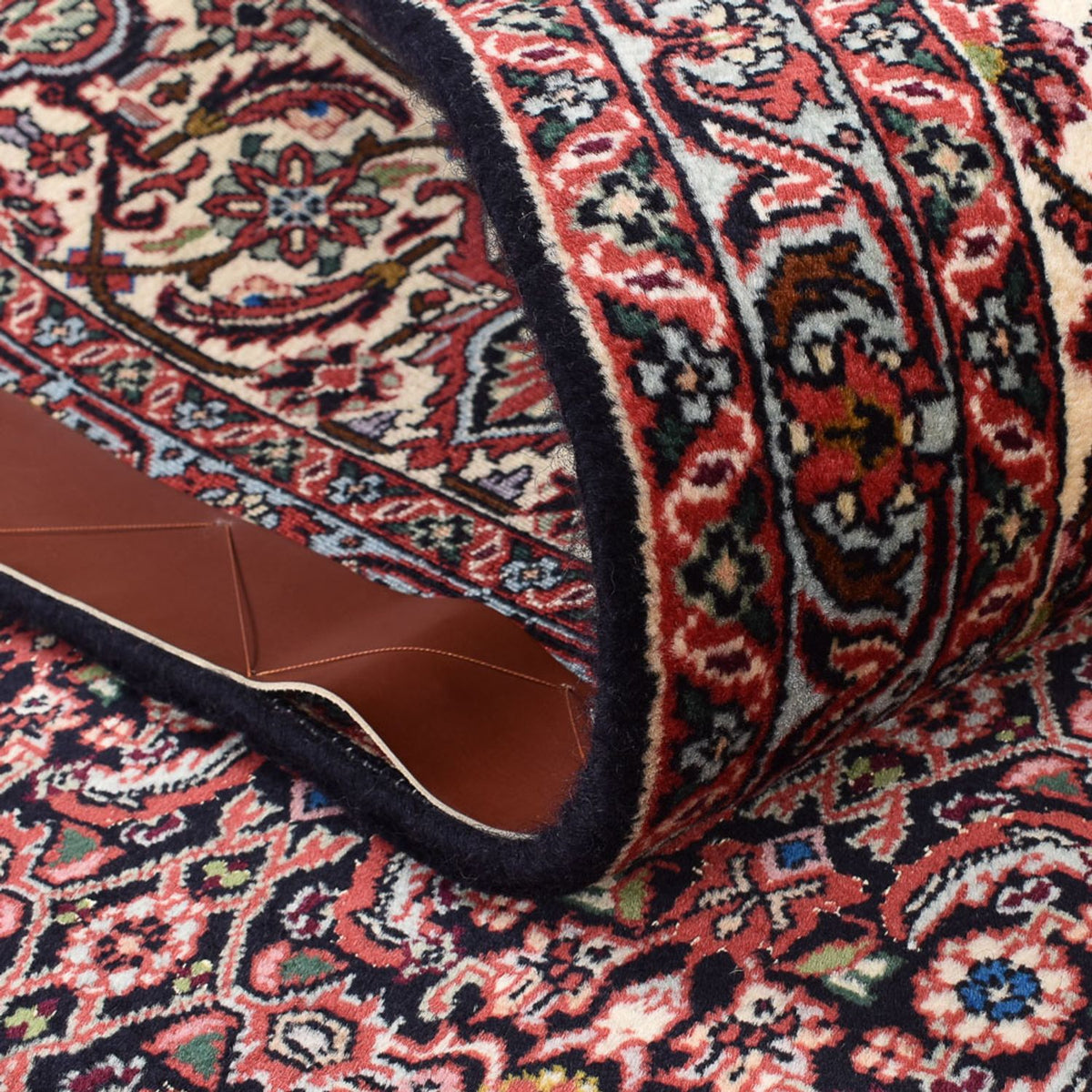 Alfombra persa - Bidjar - 250 x 204 cm - óxido