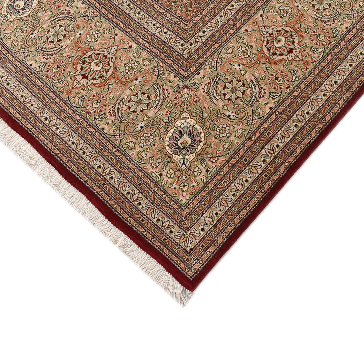 Alfombra Persa - Tabriz - Real - 407 x 301 cm - beige oscuro