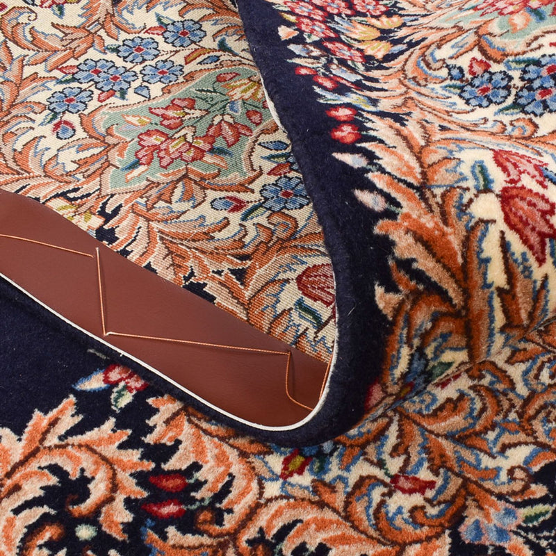 Alfombra persa - Real - 243 x 148 cm - azul oscuro