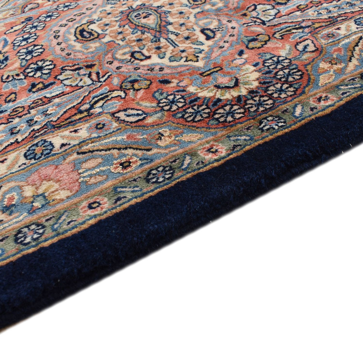 Alfombra persa - Clásica - 404 x 305 cm - azul oscuro