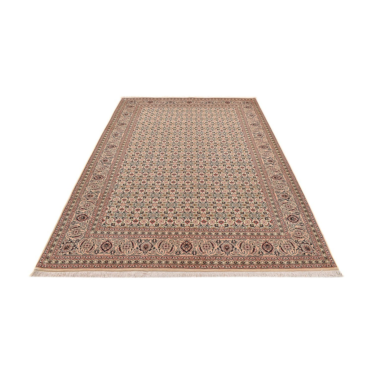 Alfombra Persa - Tabriz - Real - 297 x 200 cm - beige claro