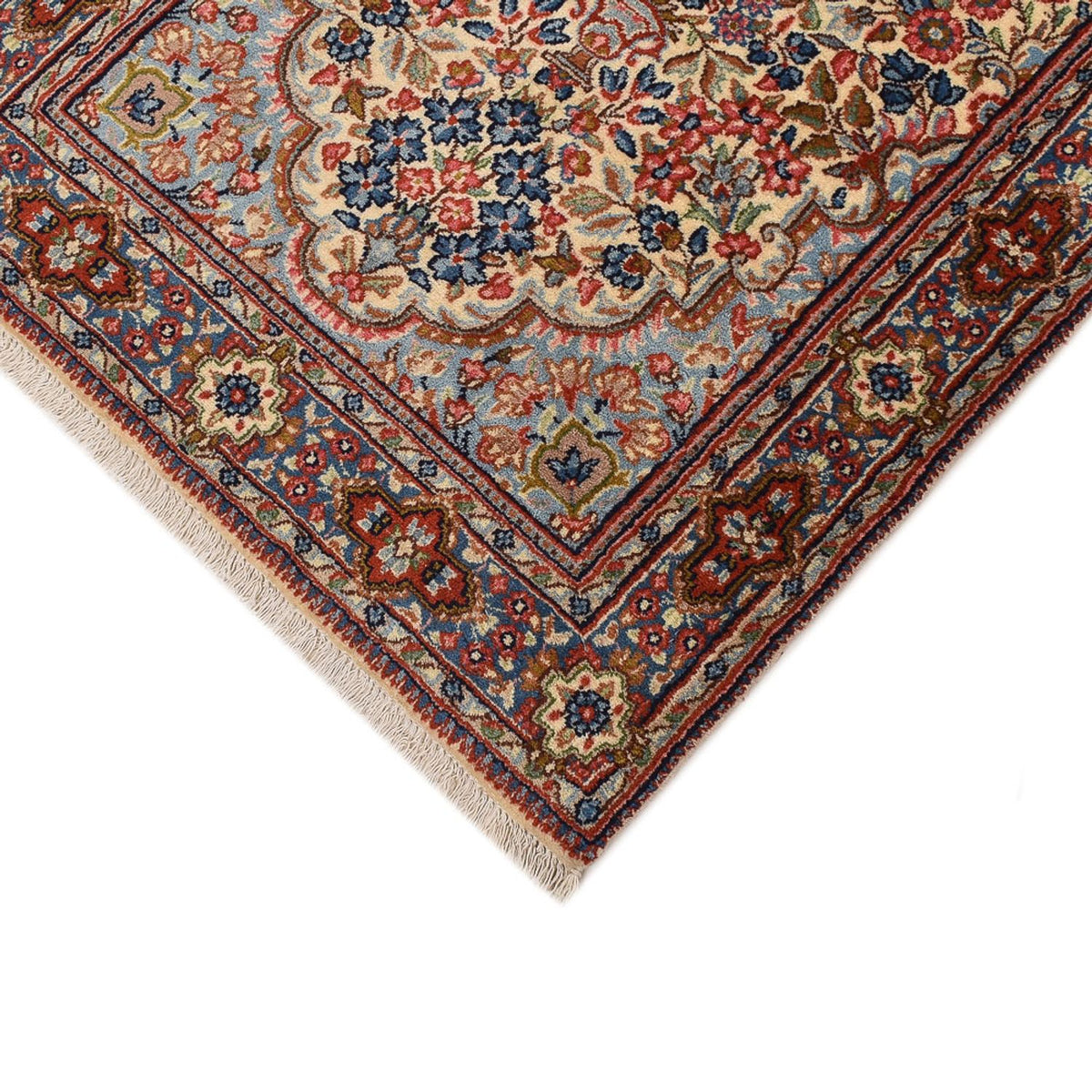 Alfombra de pasillo Alfombra persa - Real - 373 x 77 cm - beige claro