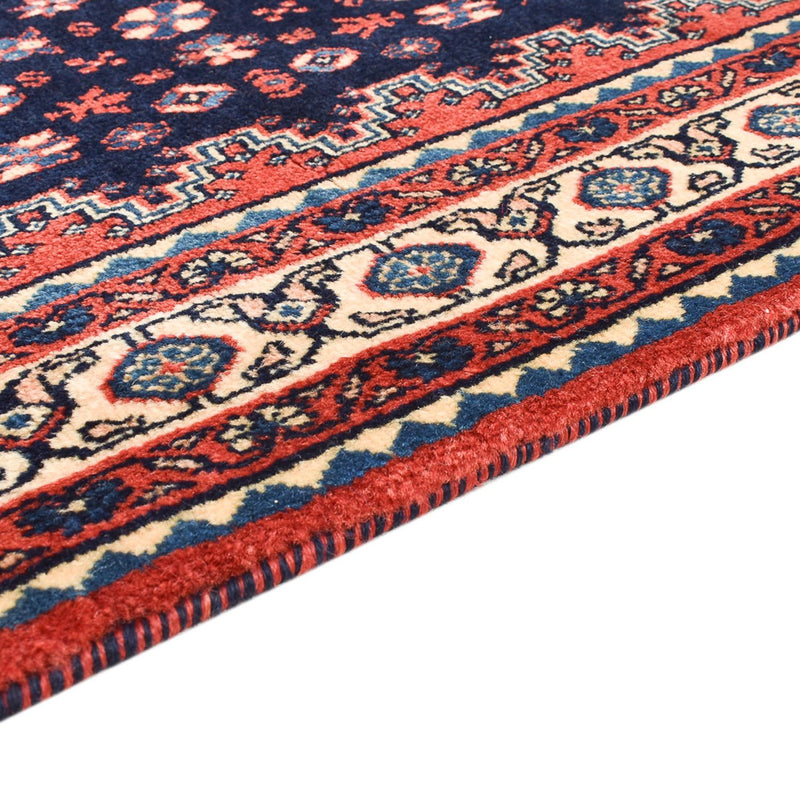 Alfombra Gabbeh - Persa Kashkuli - 150 x 103 cm - azul oscuro