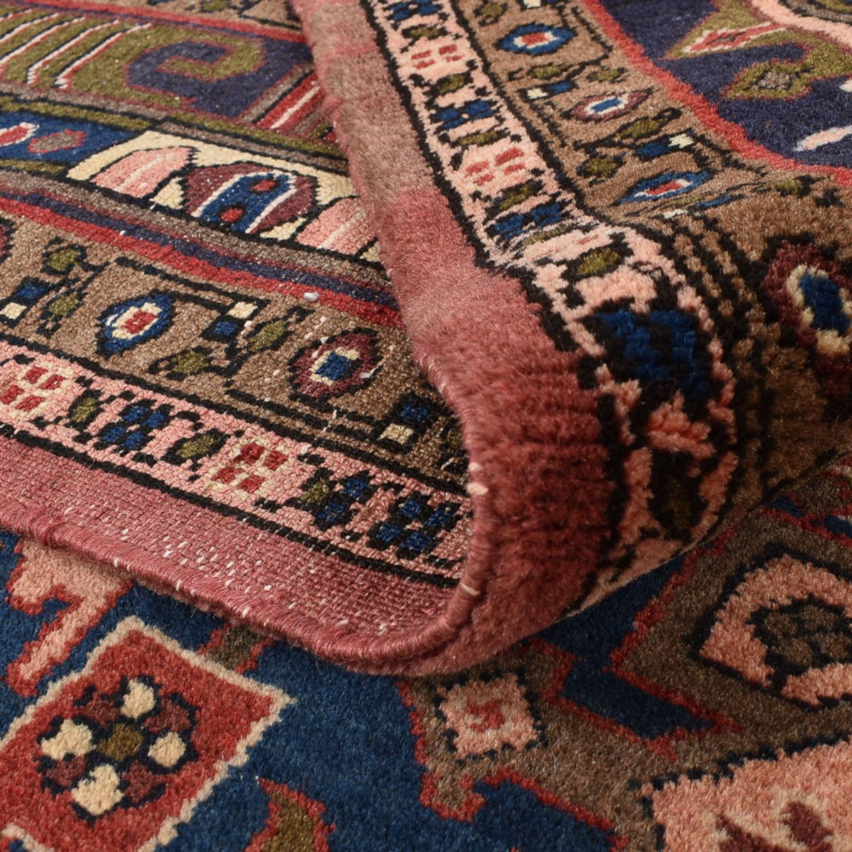 Alfombra persa - Nómada - 286 x 206 cm - rojo oscuro
