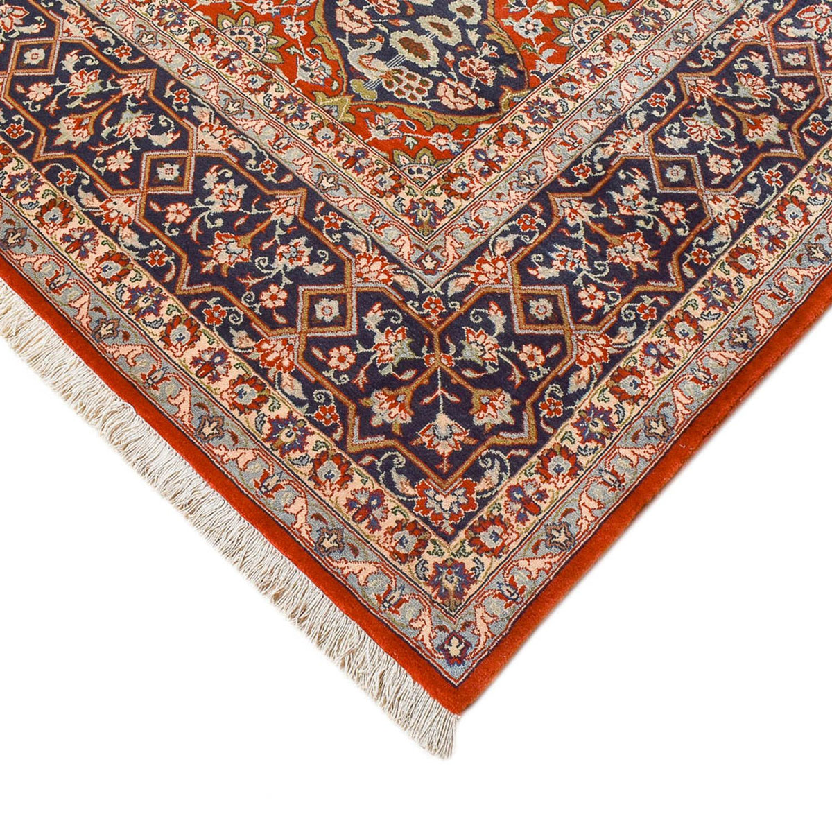 Alfombra persa - Keshan - 352 x 251 cm - beige oscuro