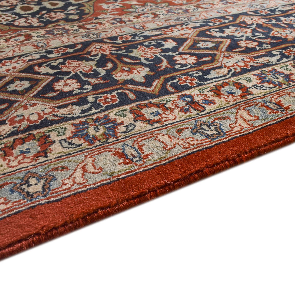 Alfombra persa - Keshan - 352 x 251 cm - beige oscuro