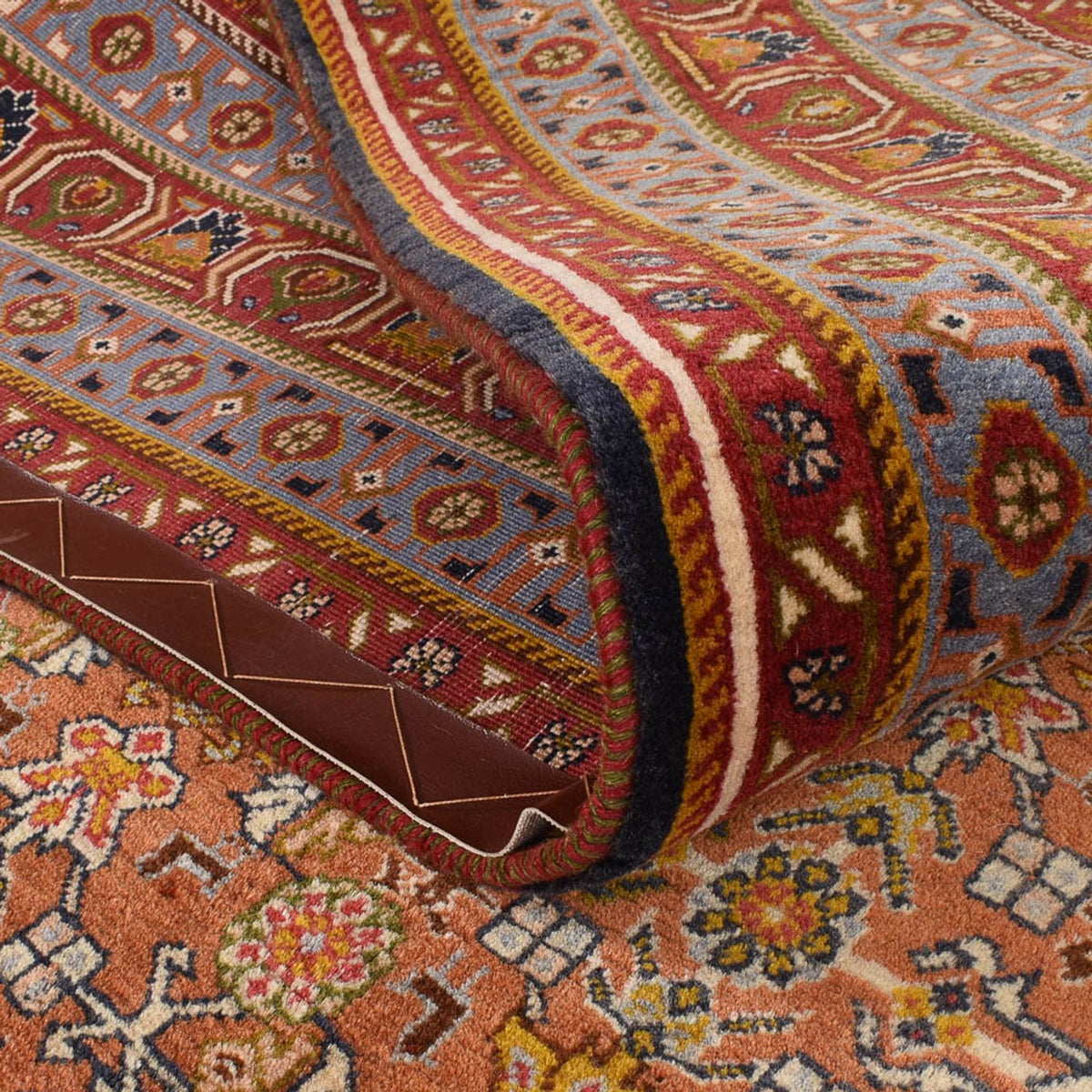 Alfombra Gabbeh - Persa Kashkuli - 343 x 254 cm - rojo claro