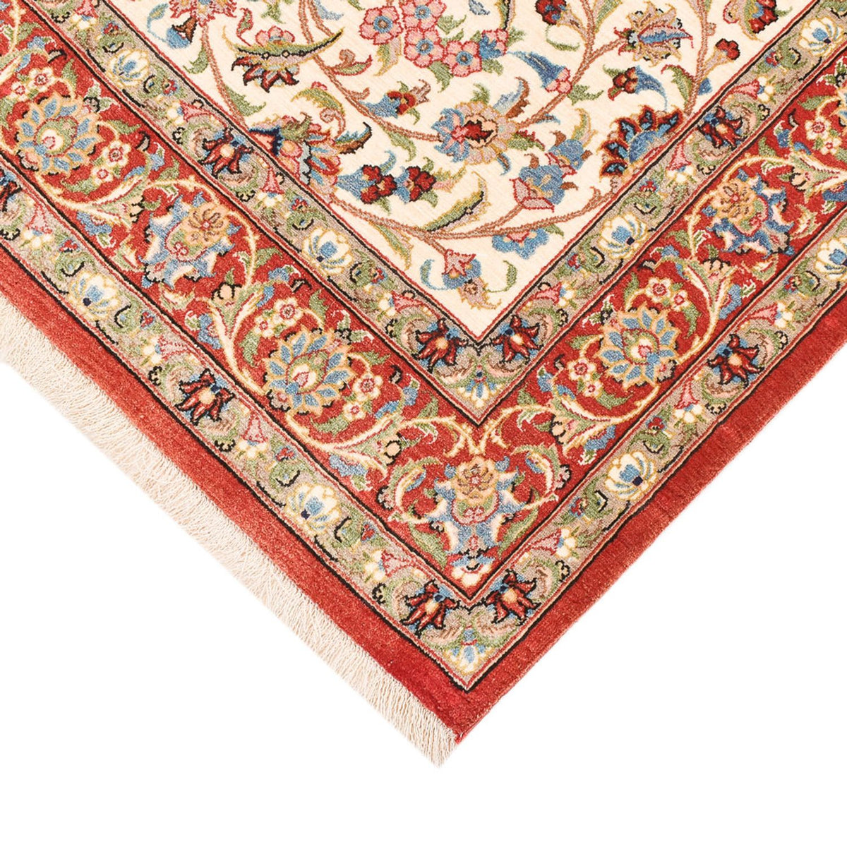 Alfombra Persa - Ghom - Royal - 162 x 109 cm - beige