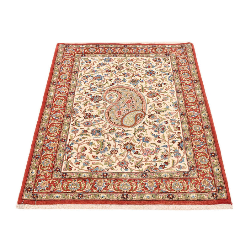 Alfombra Persa - Ghom - Royal - 162 x 109 cm - beige