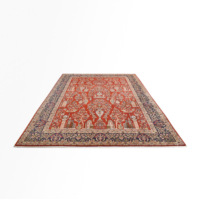 Alfombra persa - Real - Real - 398 x 292 cm - rojo