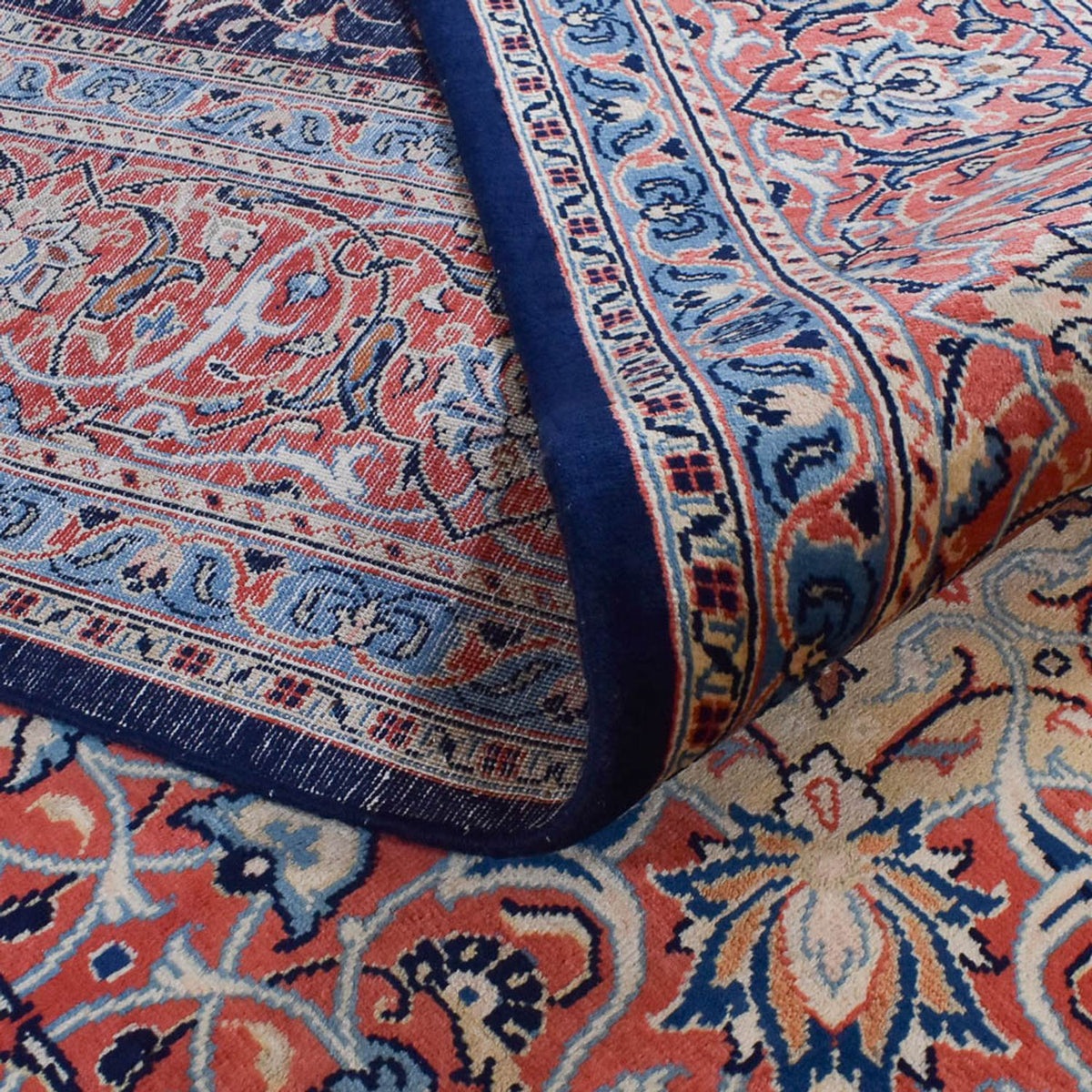 Alfombra persa - Clásica - 400 x 281 cm - azul oscuro