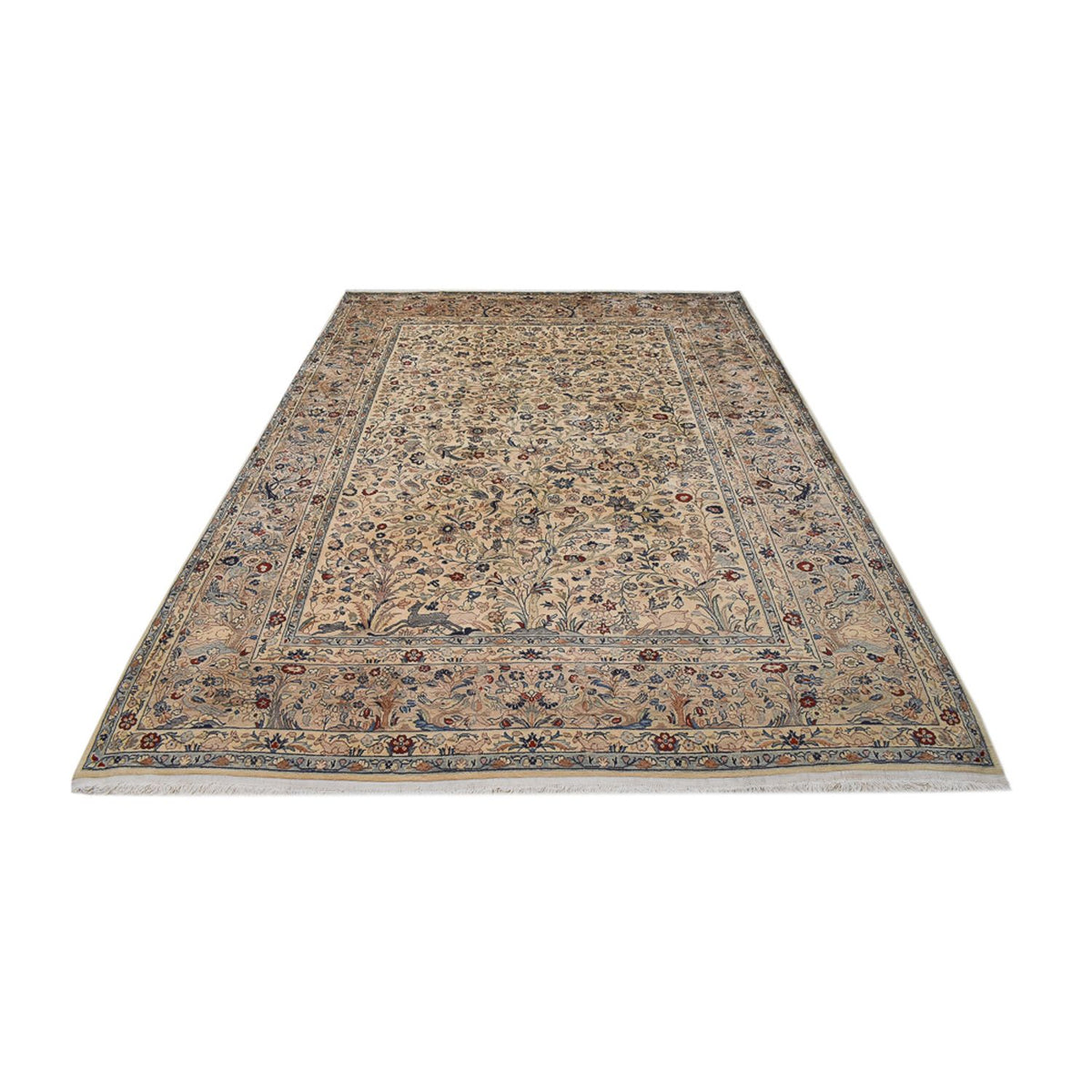 Alfombra persa - Keshan - 352 x 249 cm - arena