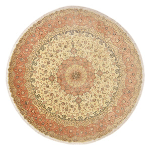 Alfombra Persa - Tabriz - Prima redondo  - 310 x 310 cm - beige