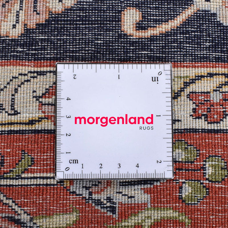 Alfombra persa - Clásica - 203 x 142 cm - azul oscuro