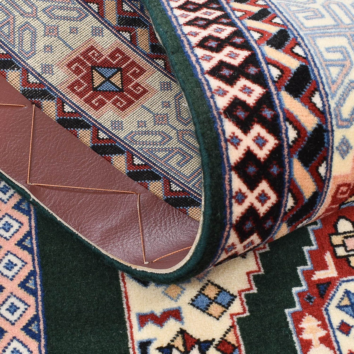 Alfombra de pasillo Alfombra Persa - Tabriz - Real - 202 x 74 cm - azul oscuro