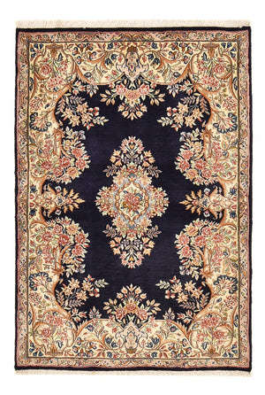 Alfombra persa - Real - 150 x 100 cm - azul oscuro