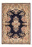 Alfombra persa - Real - 150 x 100 cm - azul oscuro