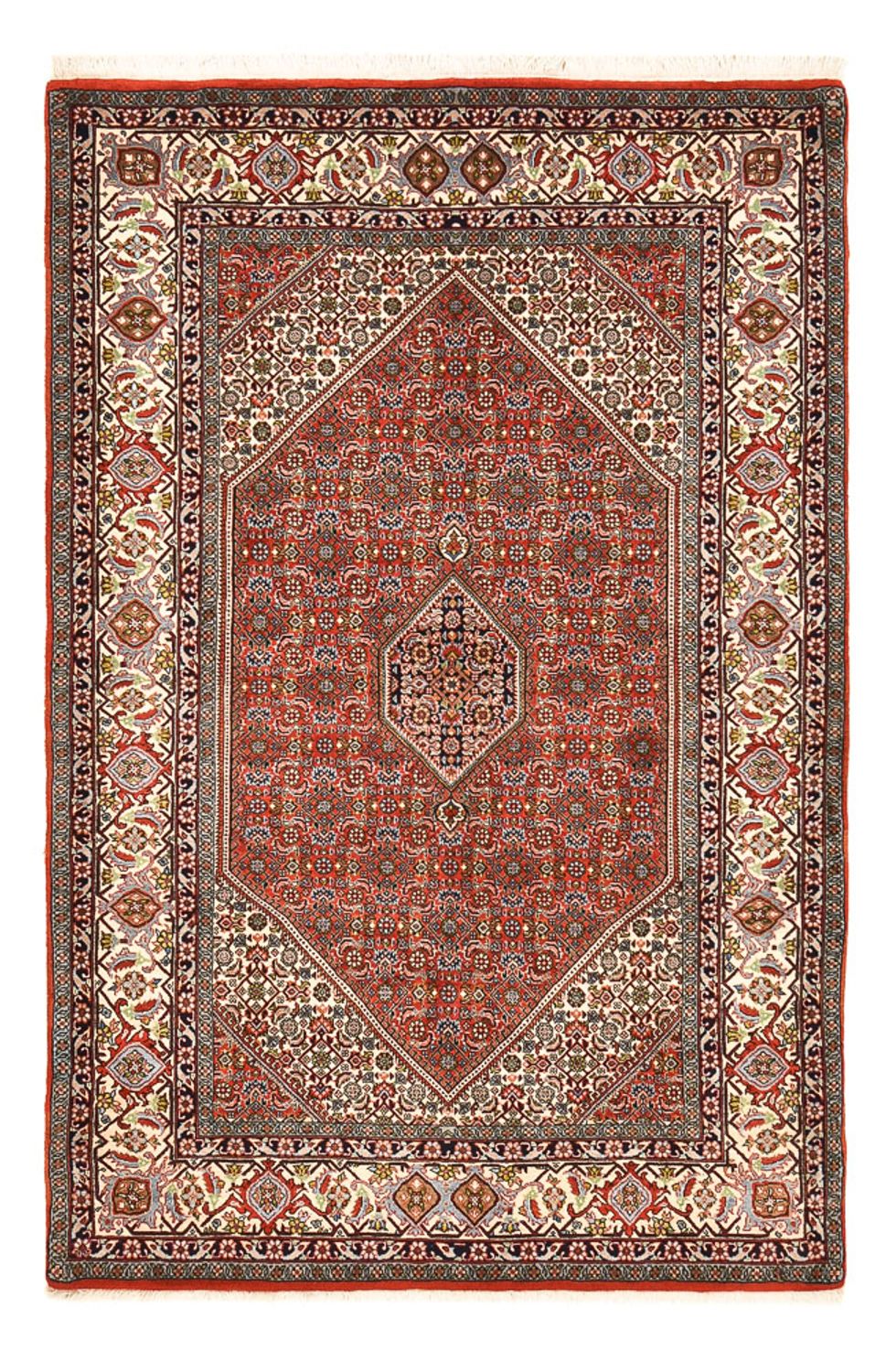 Alfombra persa - Bidjar - 222 x 138 cm - óxido