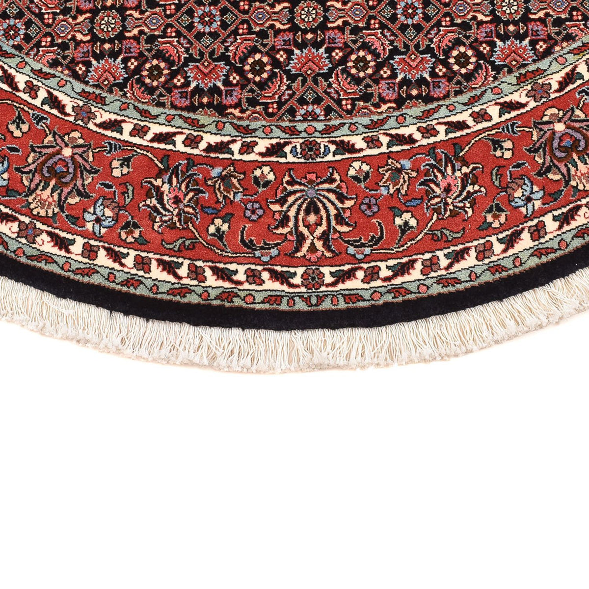 Alfombra persa - Bidjar redondo  - 150 x 150 cm - óxido